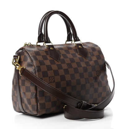 Louis Vuitton Damier Ebene Speedy Bandouliere 25 3 of 12