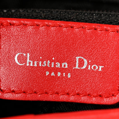 Christian Dior Canvas Hardcore Pierced Saddle Bag White Red Black 6 of 16