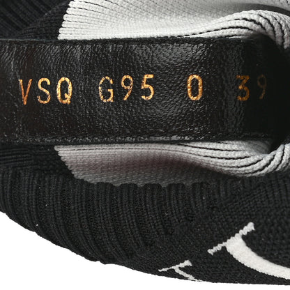 Valentino Garavani Body Tech Knit Sock Boots 39 Black 6 of 8