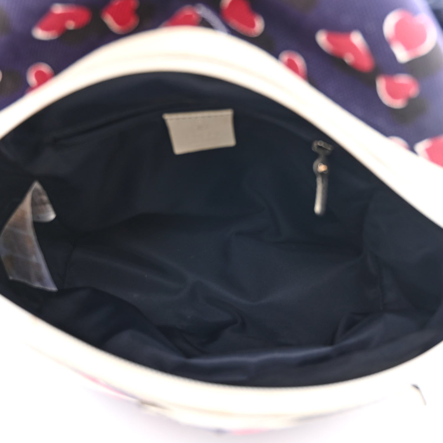 Gucci Canvas Heartbeat Print Childrens Backpack New Wine 5 of 18
