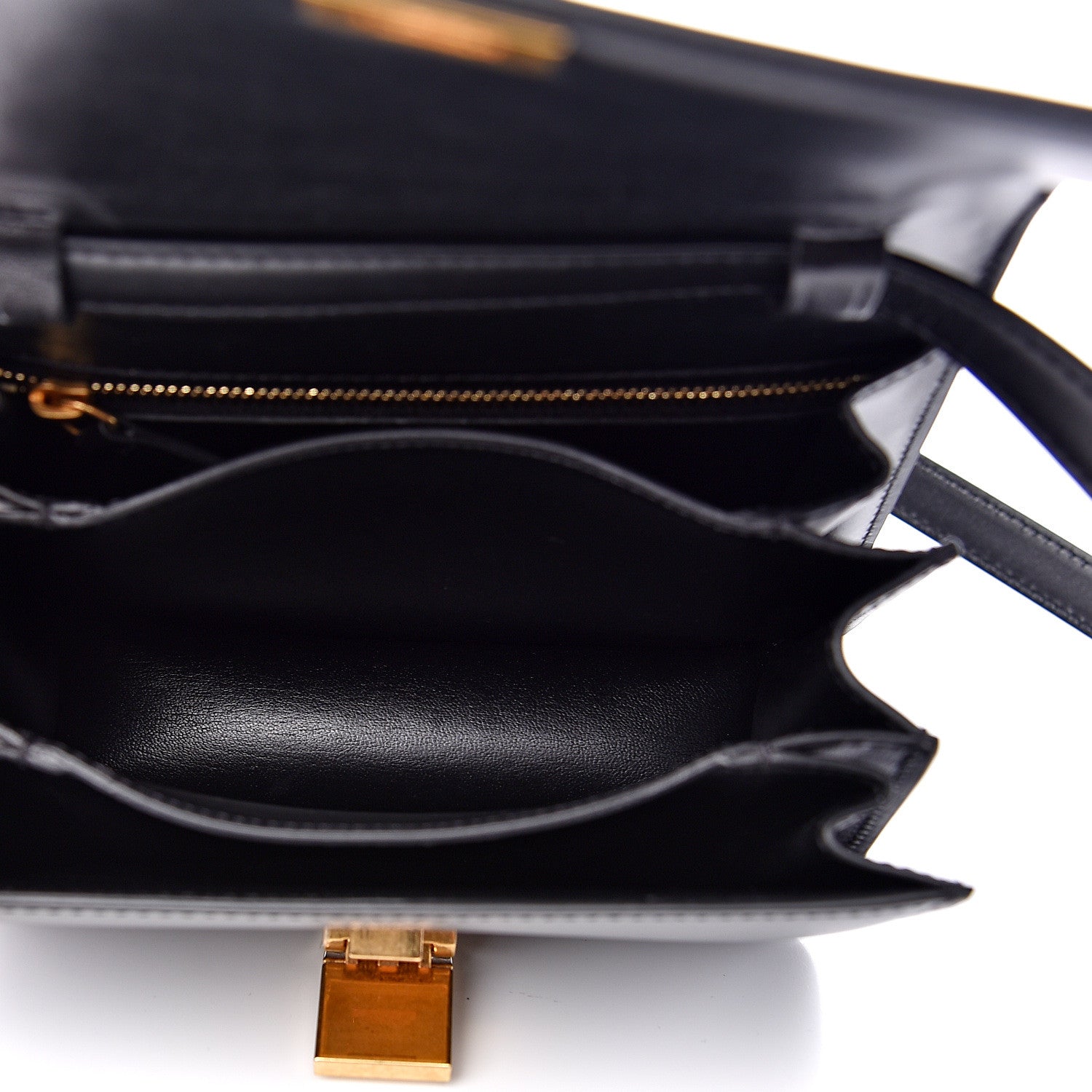 Celine Box Calfskin Small Classic Box Flap Bag Black 4 of 10
