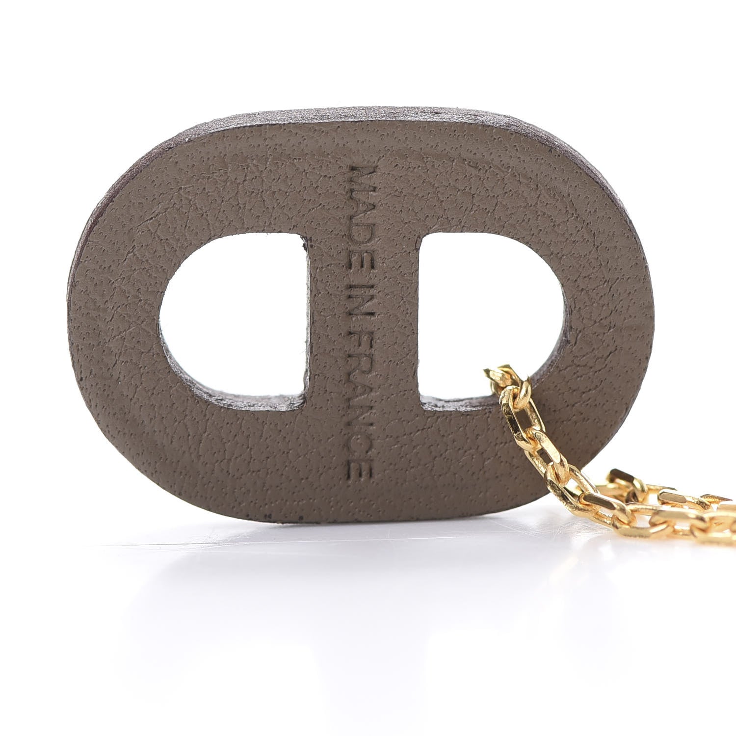 Hermes Swift O'Maillon Pendant Necklace Etoupe 5 of 6