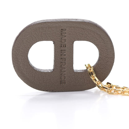 Hermes Swift O'Maillon Pendant Necklace Etoupe 5 of 6
