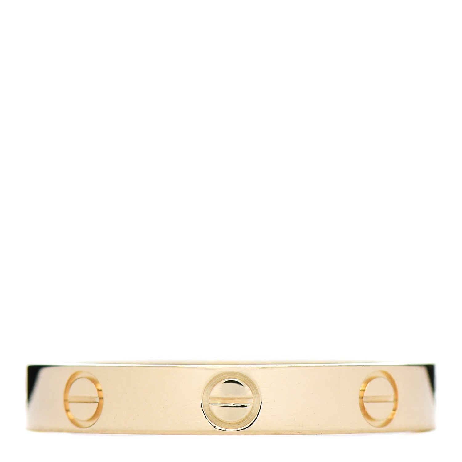 Cartier 18K Yellow Gold 3.5mm LOVE Wedding Band Ring 61 9.5 1 of 5