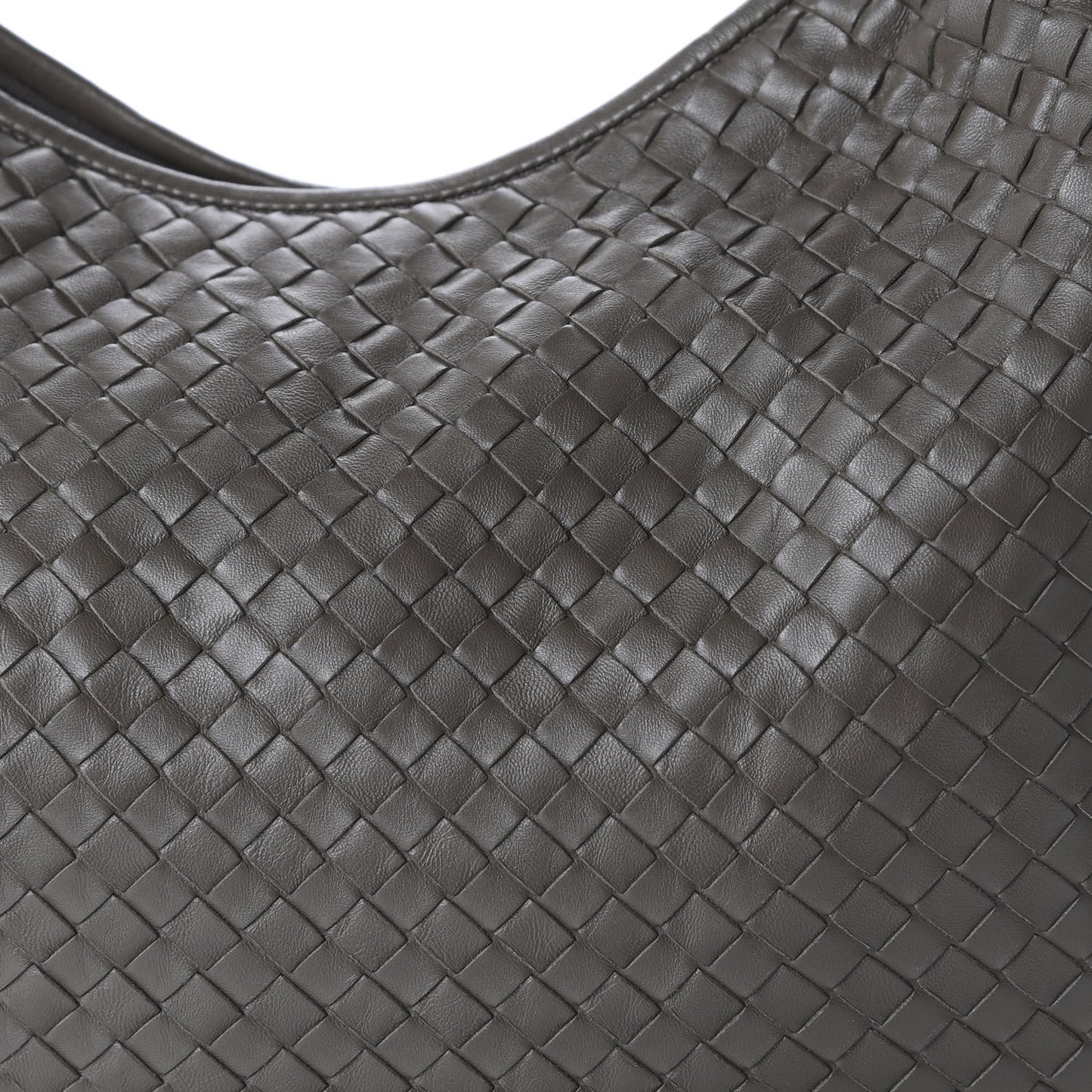 Nappa Intrecciato Medium Veneta Hobo Shadow