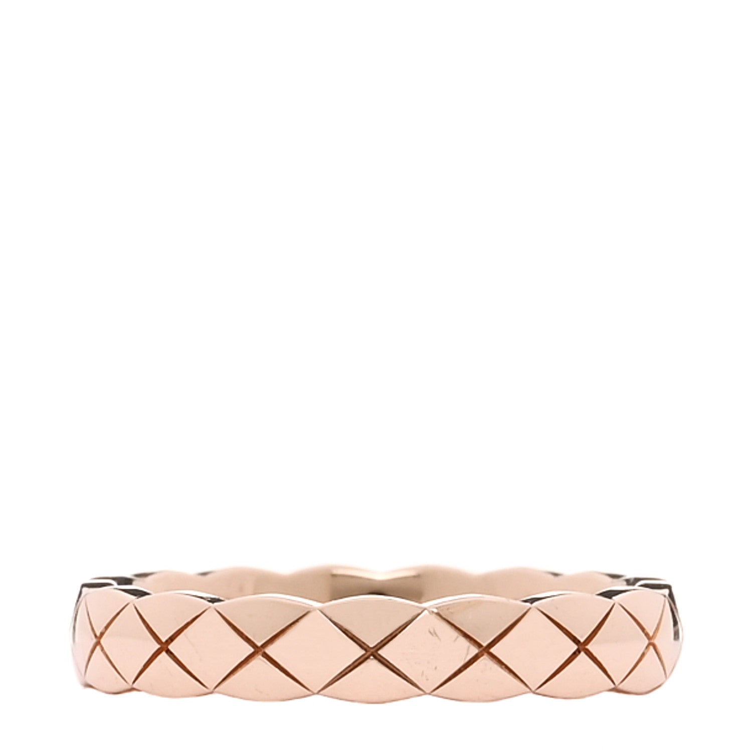 Chanel 18K Beige Gold Mini Coco Crush Ring 50 5.25 1 of 5
