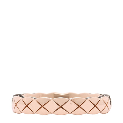 Chanel 18K Beige Gold Mini Coco Crush Ring 50 5.25 1 of 5