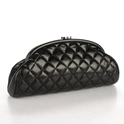 Chanel Lambskin Quilted Timeless Clutch Black 3 of 7