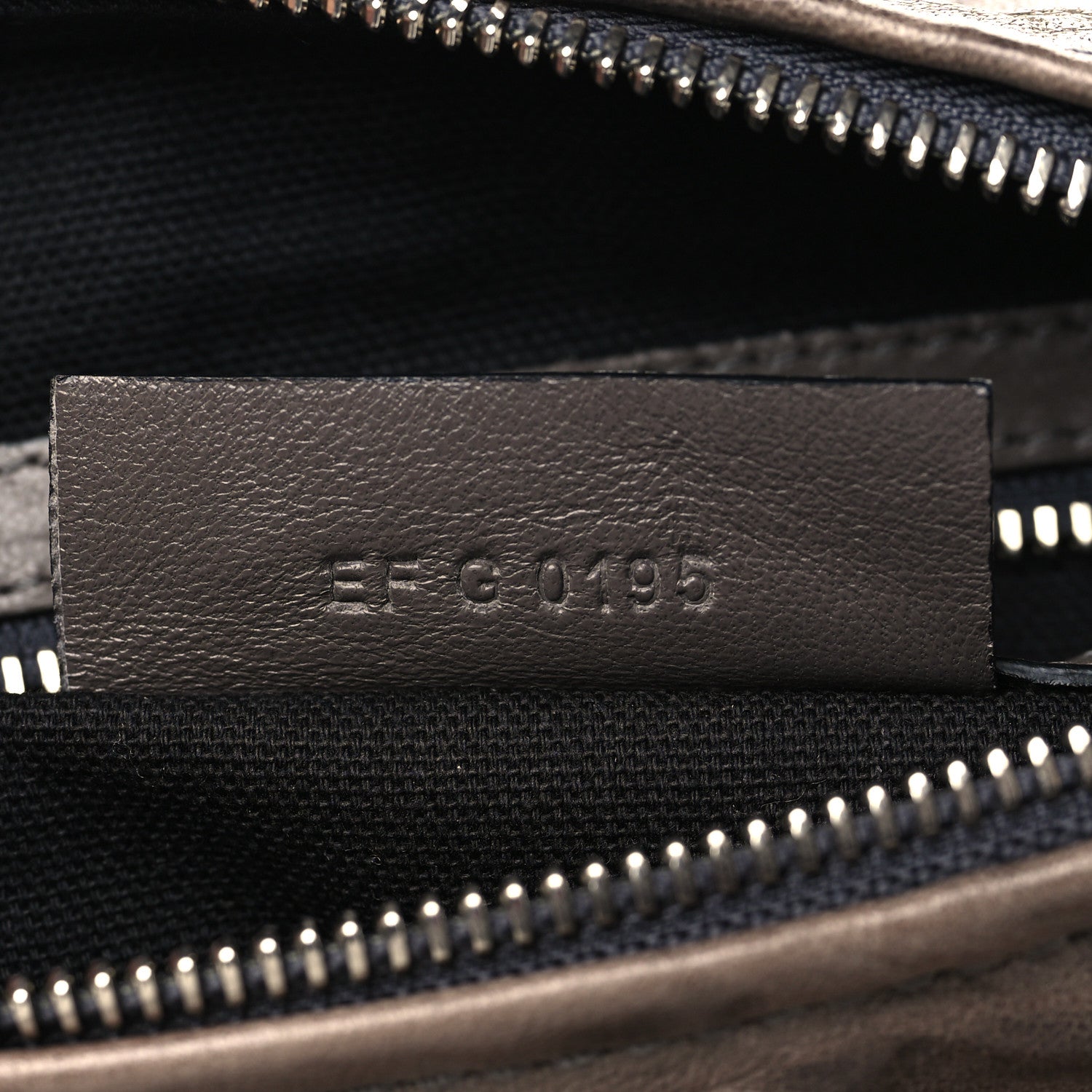 Givenchy Tumbled Sheepskin Mini Pandora Charcoal 6 of 6