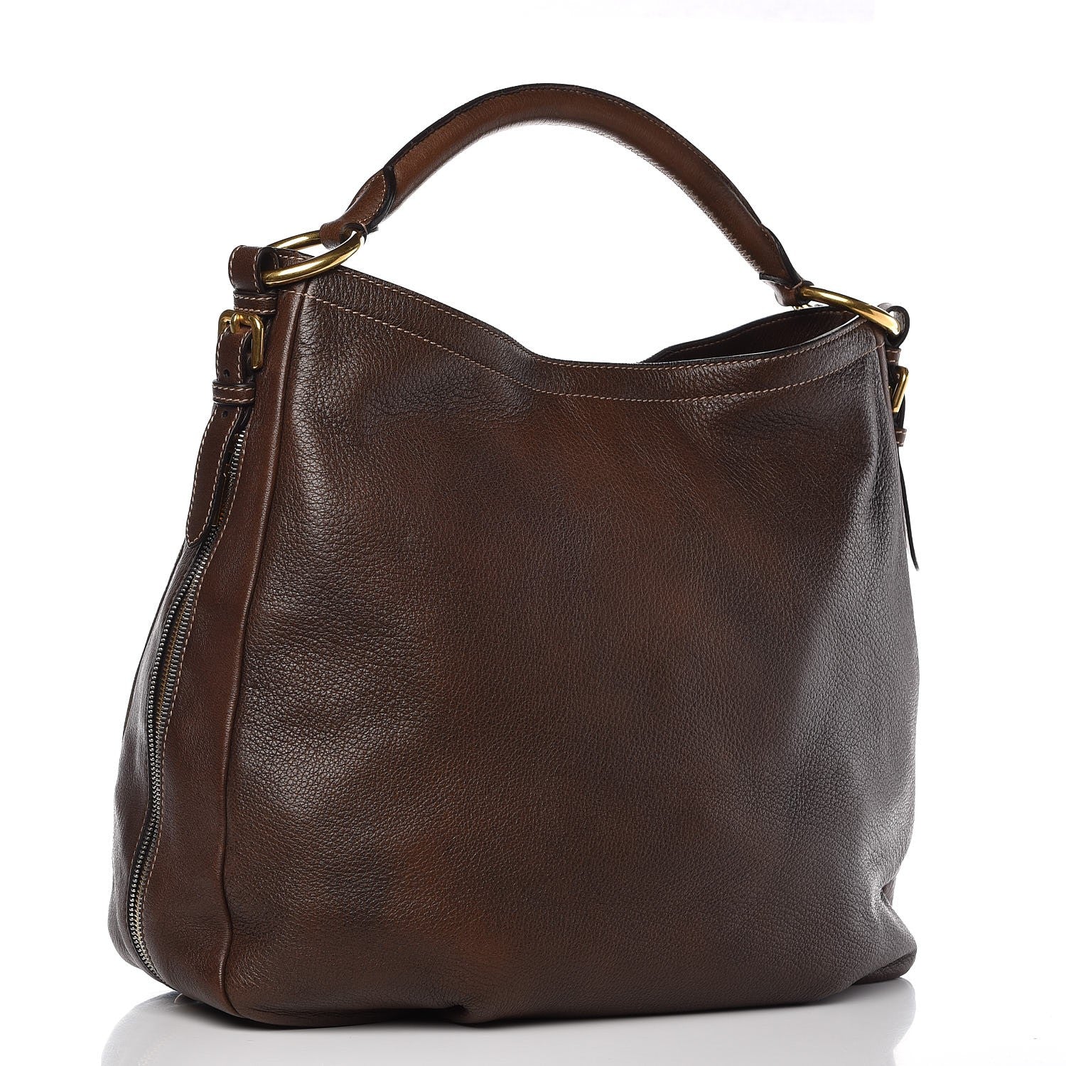 Prada Cervo Antik Hobo Bruciato 3 of 8