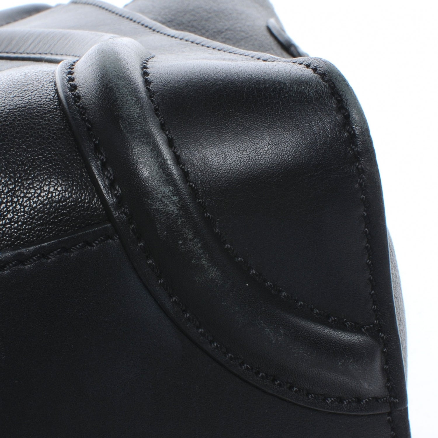 Celine Smooth Calfskin and Lambskin Mini Luggage Black 11 of 12