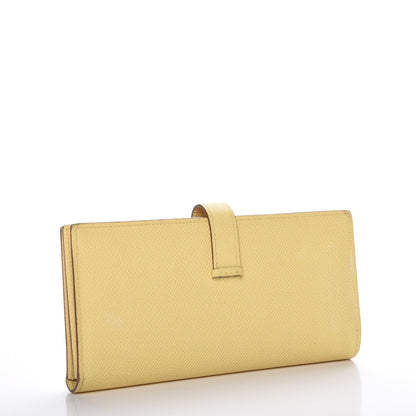 Hermes Epsom Bearn Gusset Wallet Soufre 3 of 20