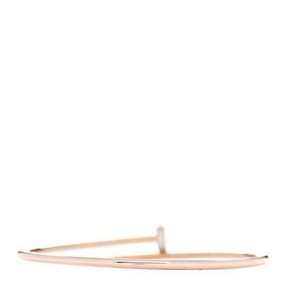 Cartier 18K Pink Gold Diamond Small Juste Un Clou Bracelet 18 2 of 4