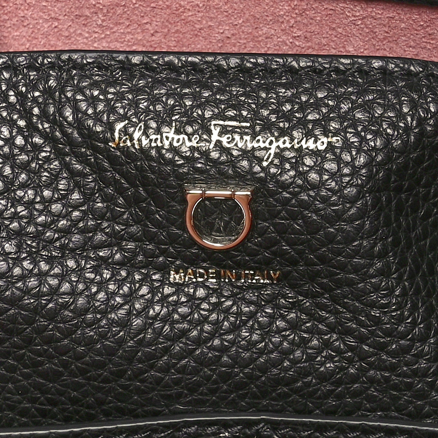 Calfskin Gancio XL City Backpack Black