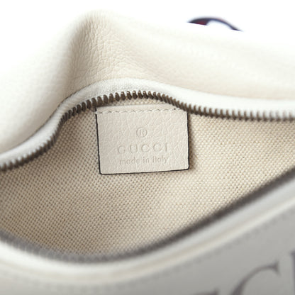Gucci Grained Calfskin Small Logo Belt Bag White 6 of 9