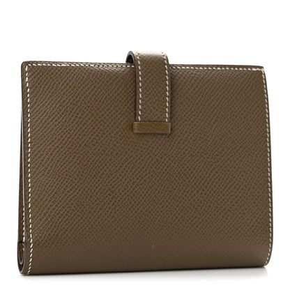Hermes Epsom Bearn Compact Wallet Etoupe 3 of 10