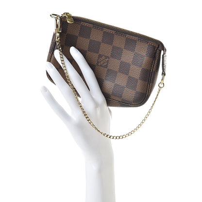 Louis Vuitton Damier Ebene Mini Pochette Accessories 2 of 8