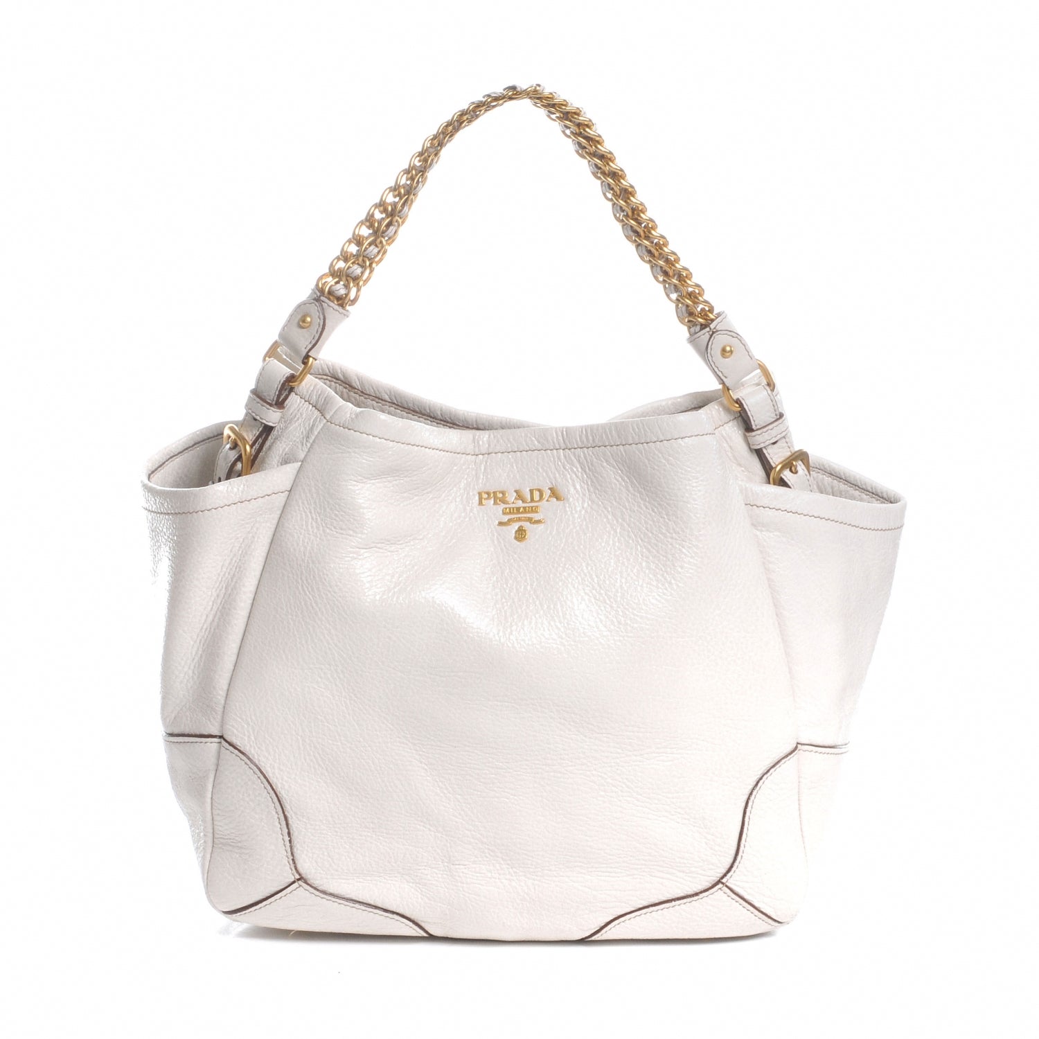 Prada Cervo Lux Chain Shoulder Bag 1 of 7