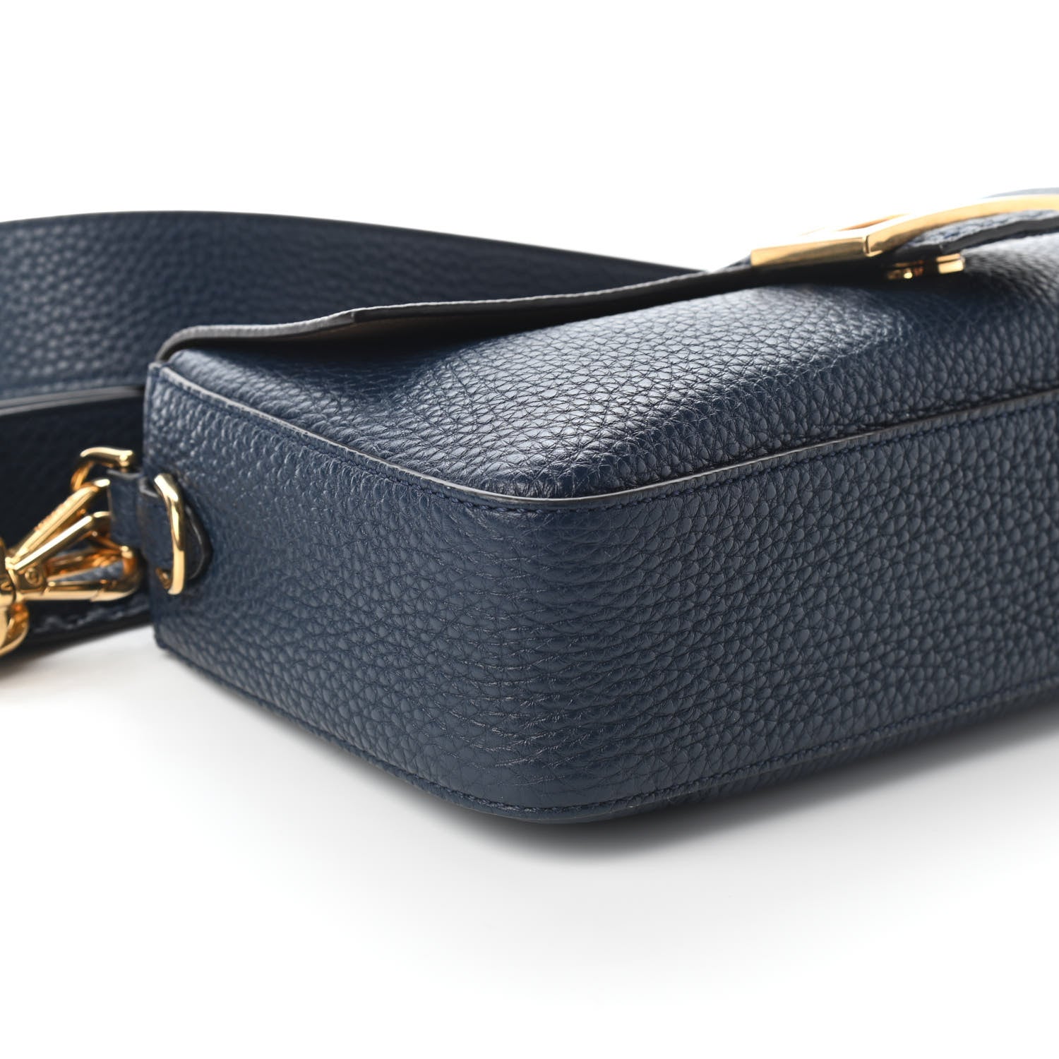 Fendi Cuoio Romano Selleria Baguette Dark Blue 8 of 9