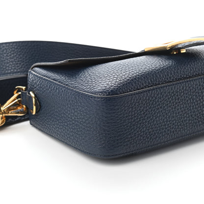 Fendi Cuoio Romano Selleria Baguette Dark Blue 8 of 9