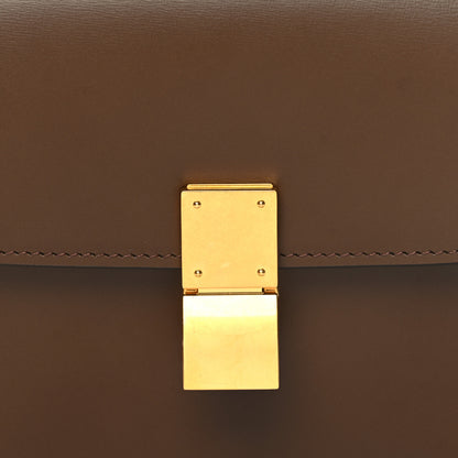 Celine Box Calfskin Teen Classic Box Flap Bag Camel 9 of 11