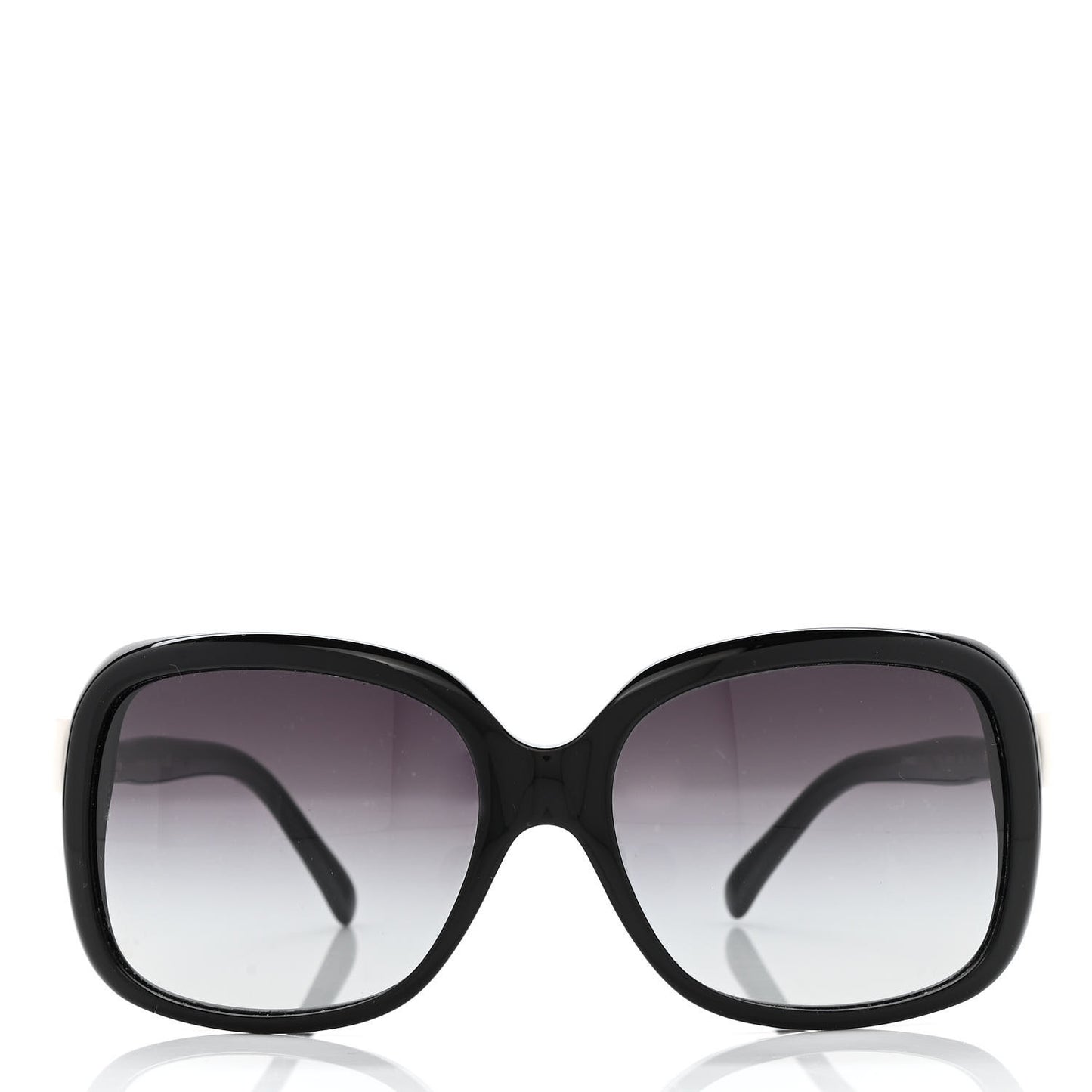 Acetate CC Bow Sunglasses 5171 Black White