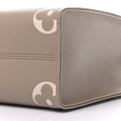 Louis Vuitton Empreinte Monogram Giant Onthego PM Tourterelle Creme 8 of 8
