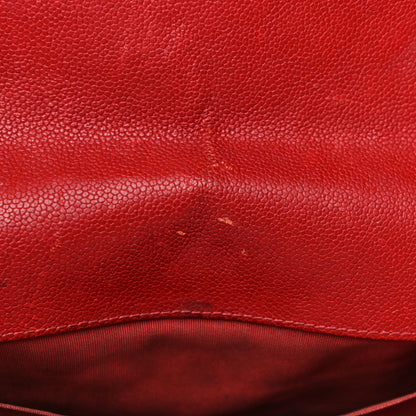 Chanel Caviar Quilted Medium Boy Flap Red 15 of 37