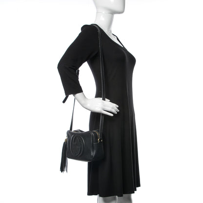 Gucci Pebbled Calfskin Small Soho Disco Bag Black 2 of 14