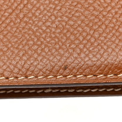 Hermes Epsom Bearn Gusset Wallet Gold 9 of 9