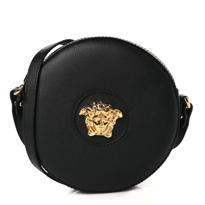 Versace Calfskin La Medusa Round Camera Bag Black 1 of 9