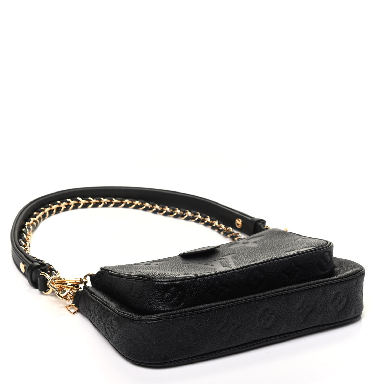 Louis Vuitton Empreinte Monogram Giant Multi Pochette Accessories Black 5 of 10