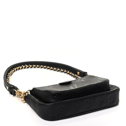 Louis Vuitton Empreinte Monogram Giant Multi Pochette Accessories Black 5 of 10