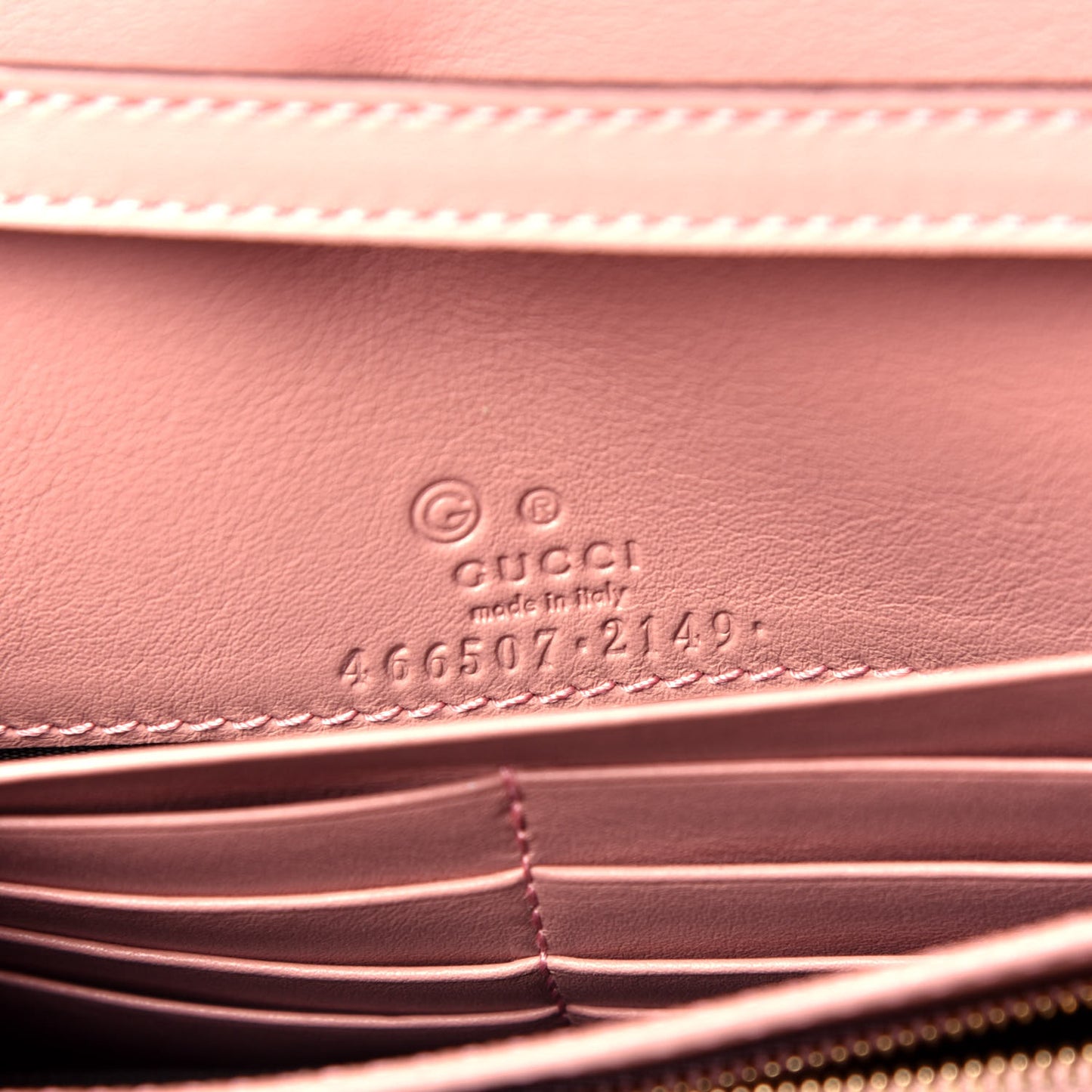 Microguccissima Crossbody Wallet Soft Pink