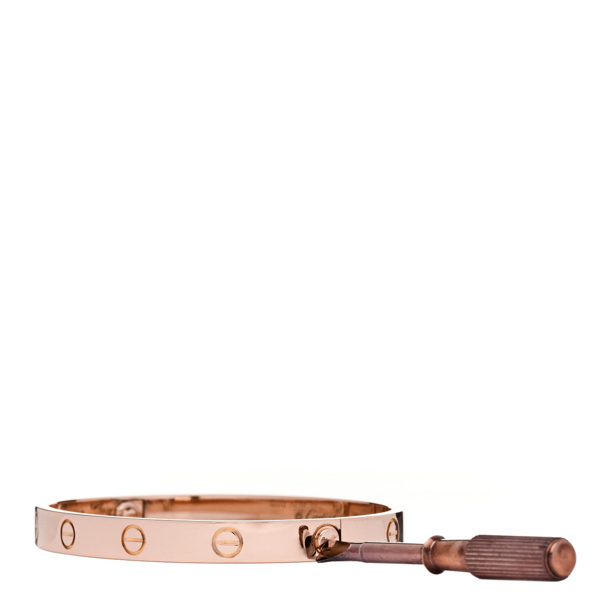 18K Pink Gold LOVE Bracelet 17