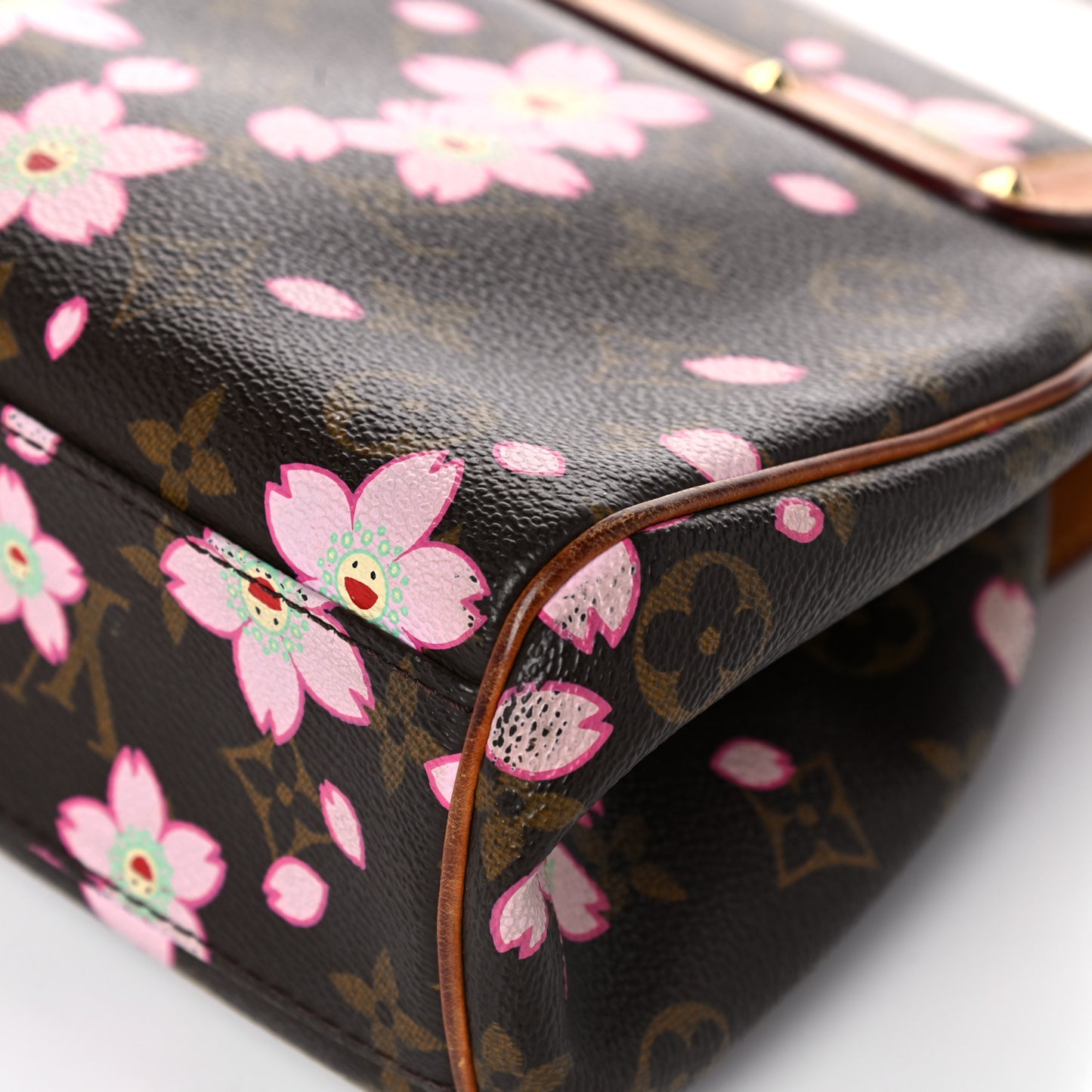 Monogram Cherry Blossom Sac Retro Bag Brown