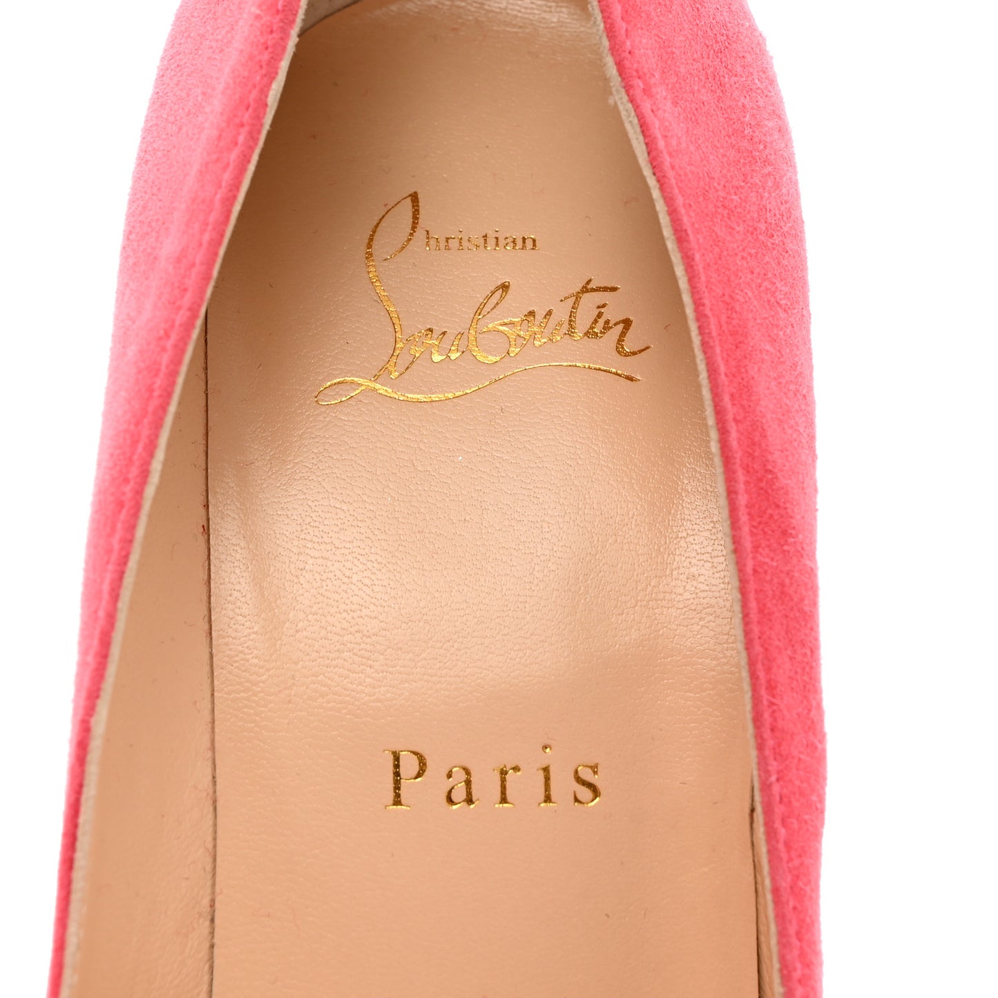 Veau Velours Pigalle Follies 100 Pumps 38 Begonia