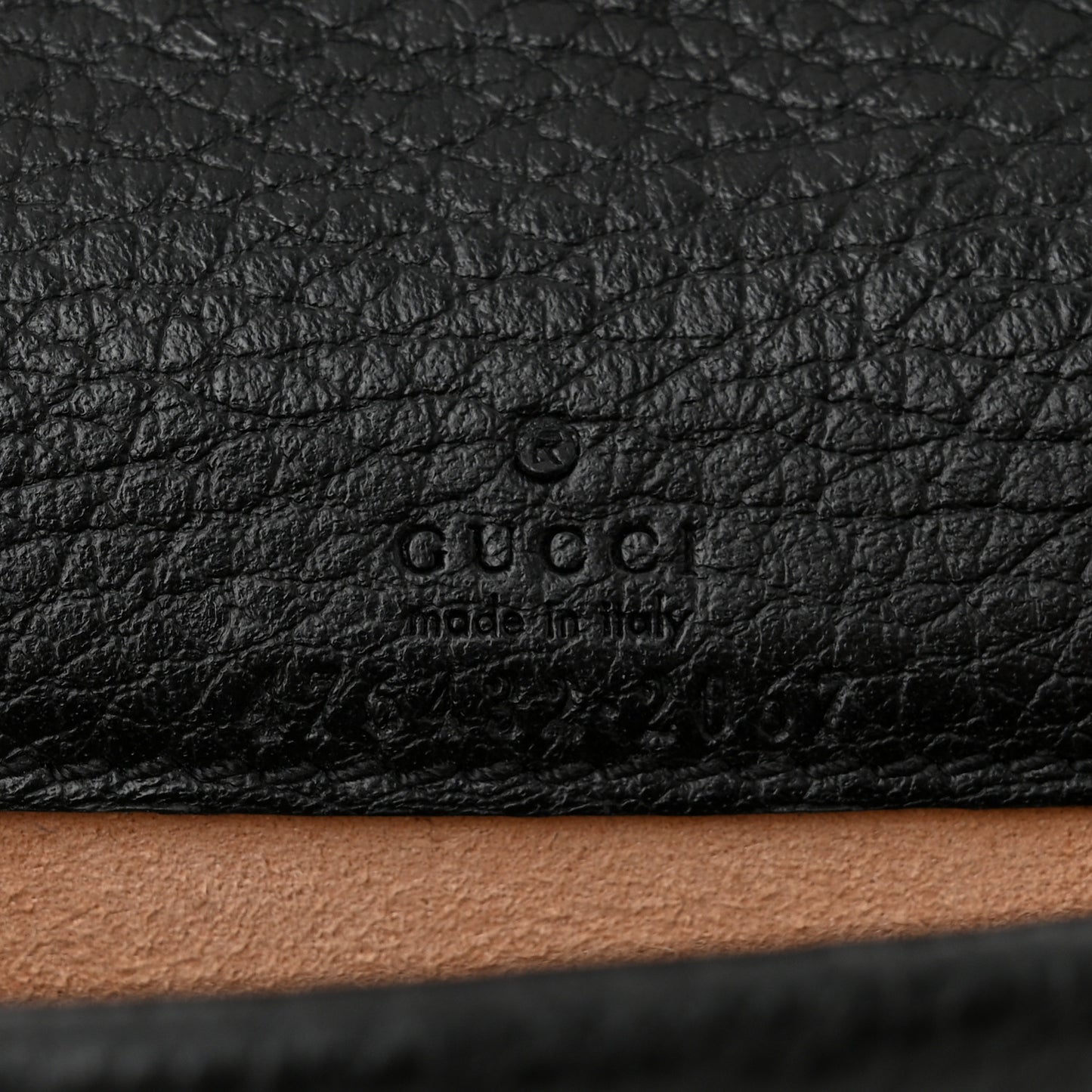 Calfskin Super Mini Dionysus Shoulder Bag Black