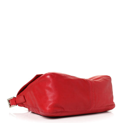Fendi Calfskin Mama Baguette Red 4 of 9