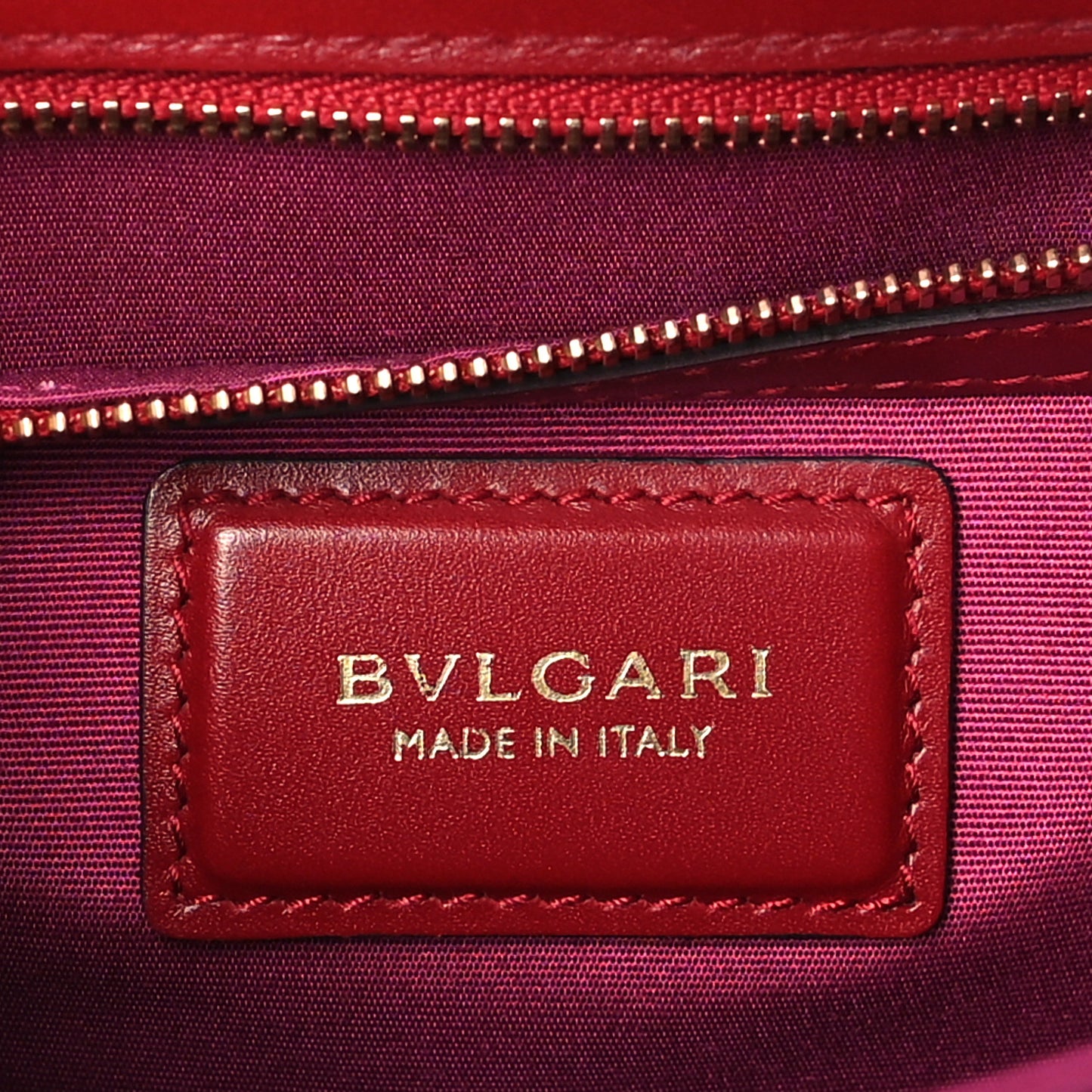 Calfskin Large Serpenti Forever Top Handle Red