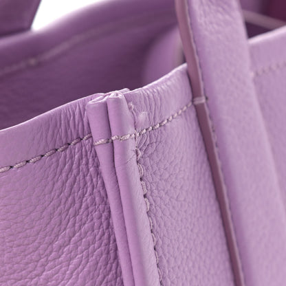 Marc Jacobs Grained Calfskin Small The Tote Bag Regal Orchid 14 of 14