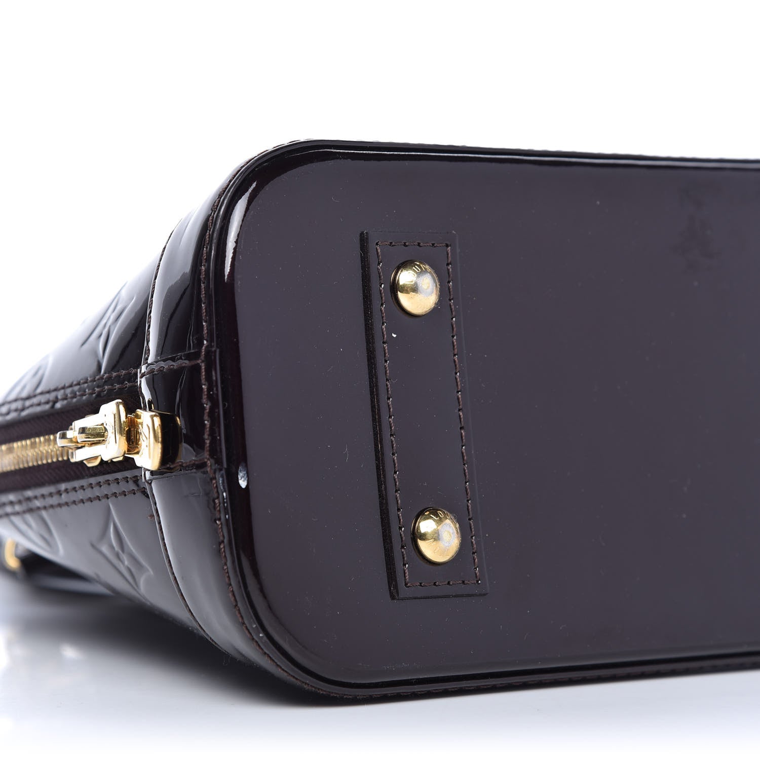 Louis Vuitton Vernis Alma BB Amarante 6 of 9