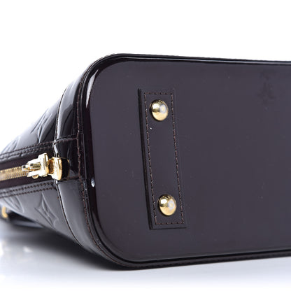 Louis Vuitton Vernis Alma BB Amarante 6 of 9