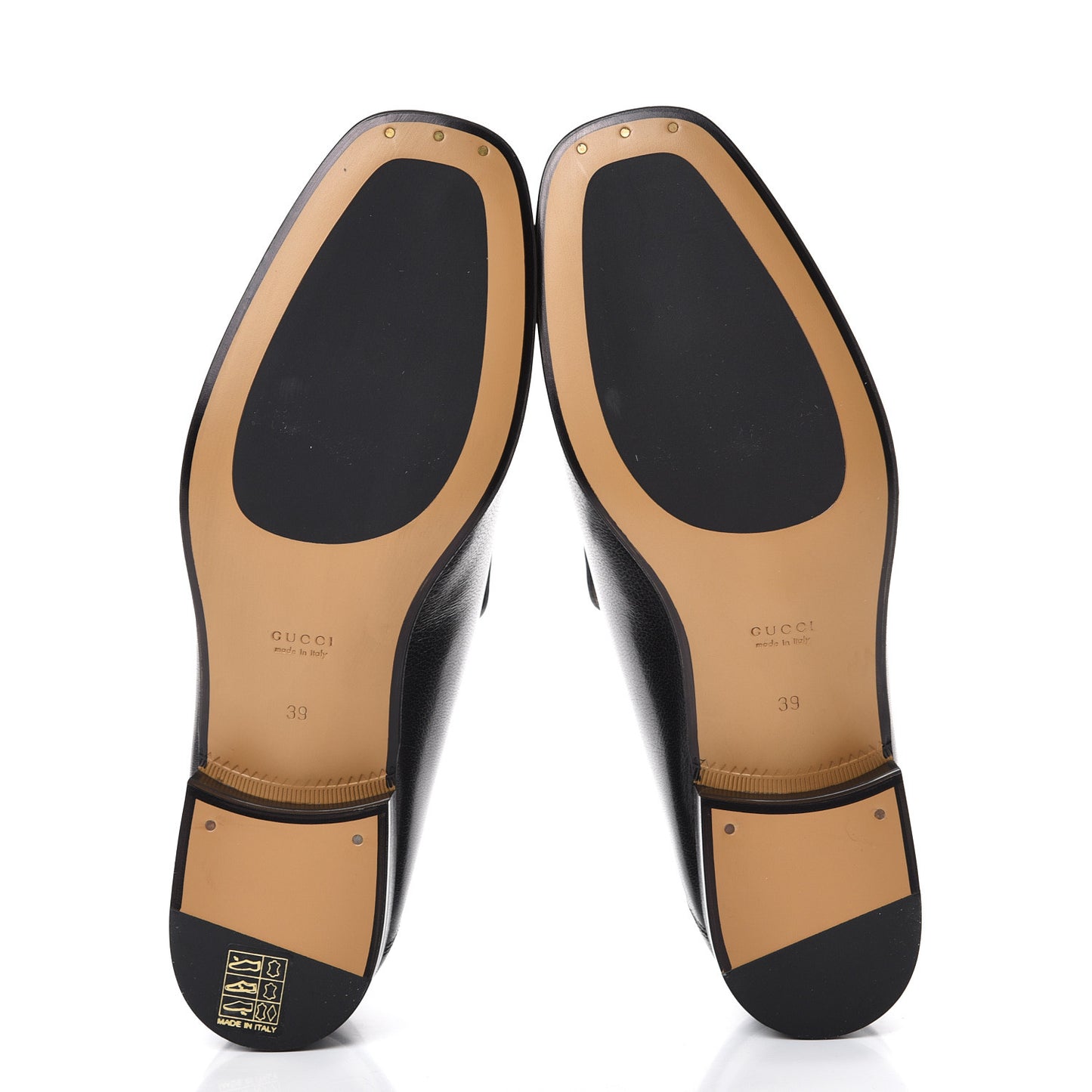 Goatskin Womens Horsebit Mid-Heel Loafers 39 Black