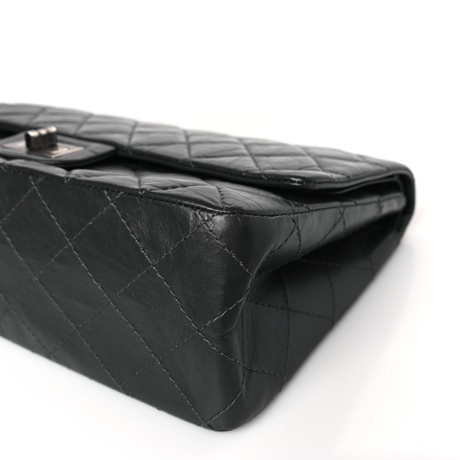 Chanel Aged Calfskin Quilted 2.55 Reissue 227 Flap Dark Grey 9 of 9