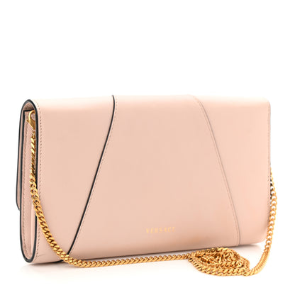 Versace Vitello Crystal Virtus Wallet Chain Crossbody 2 of 9