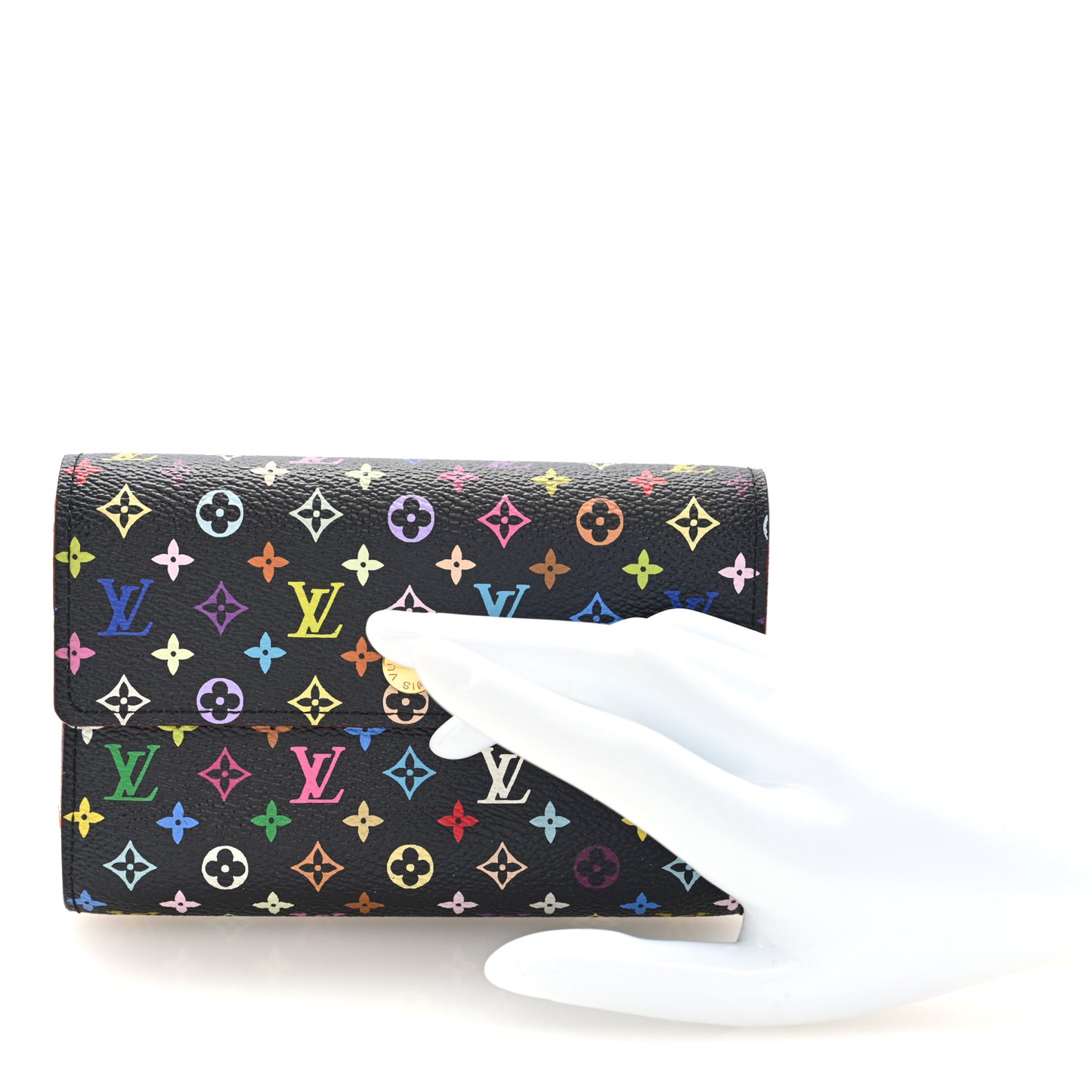 Monogram Multicolor Alexandra Wallet Black