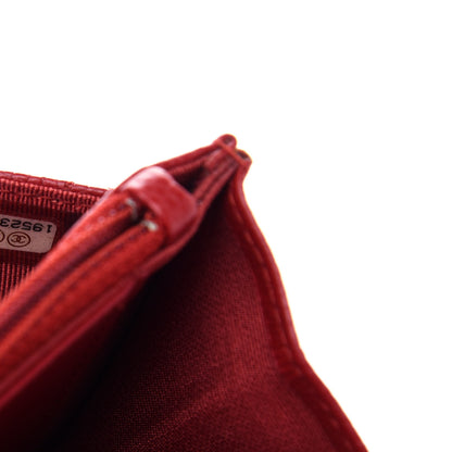 Chanel Caviar Quilted Wallet On Chain WOC Red 8 of 12