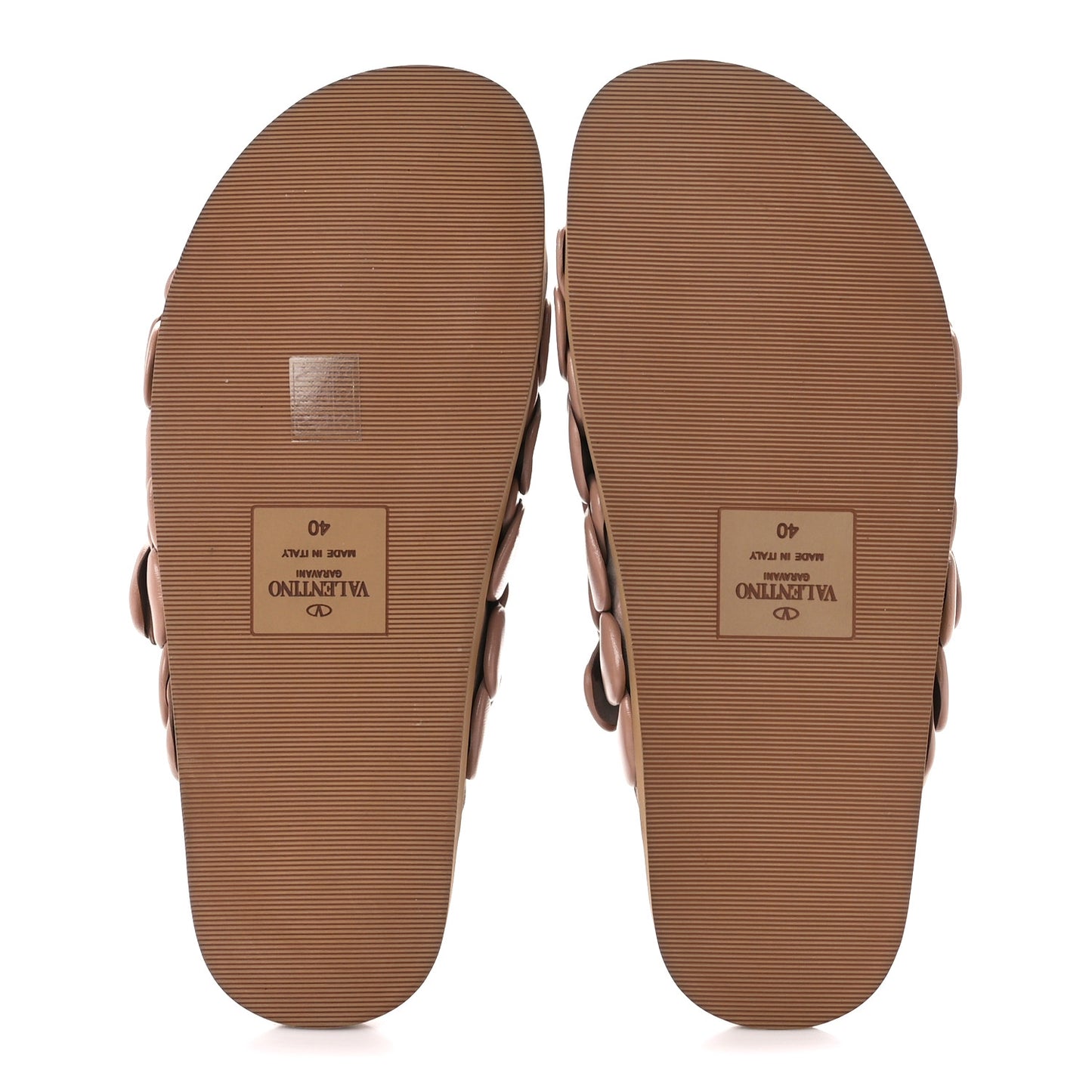 Kidskin Atelier 03 Rose Edition Double Buckle Slide Sandals 40 Rose Canelle
