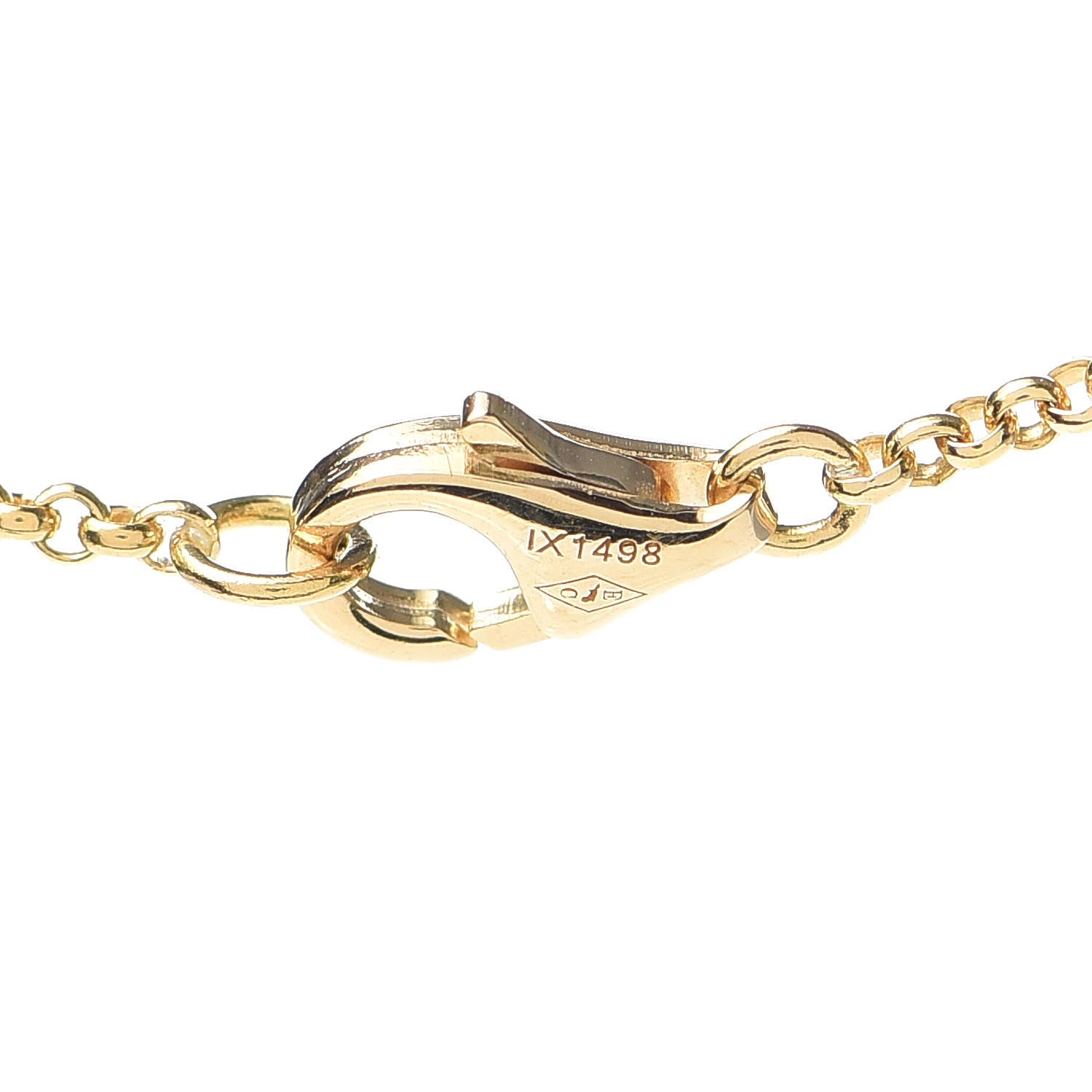 Cartier 18K Yellow Gold Entrelaces Pendant Necklace 5 of 6